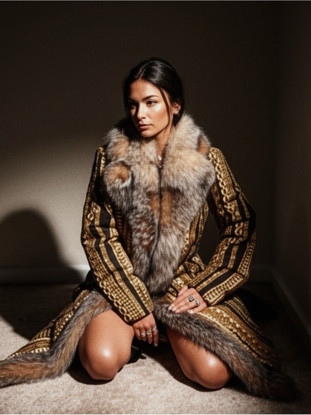 Roberto Cavalli 2003 Runway Print Archive Coat